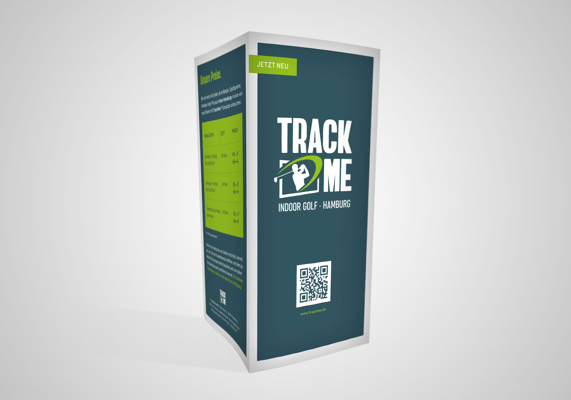 TrackMe Altarfalz Flyer